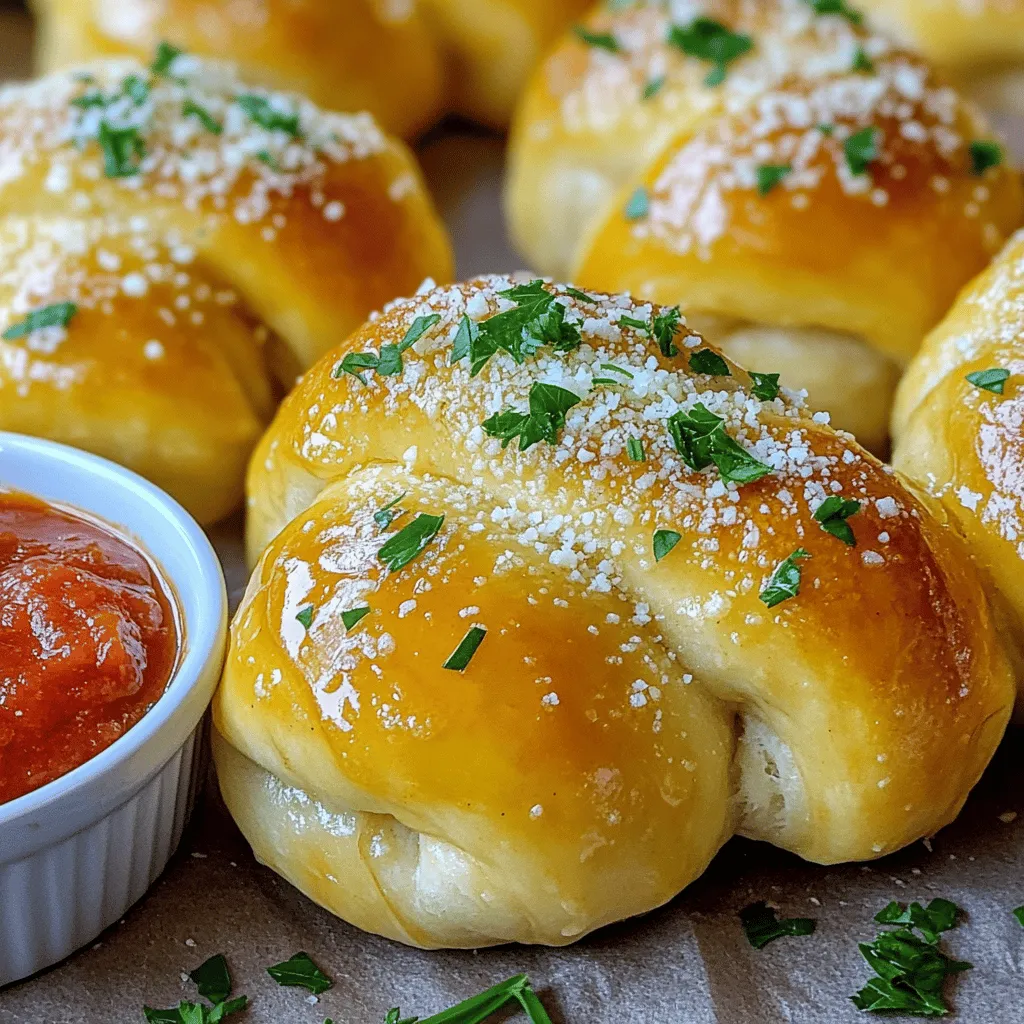 Cooking garlic knots is simple and fun. Here’s what you need: