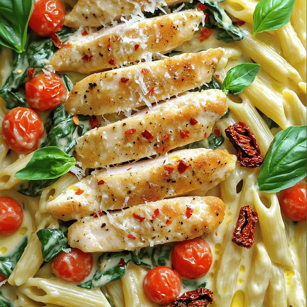 Easy Tuscan Chicken Pasta Quick and Flavorful Recipe