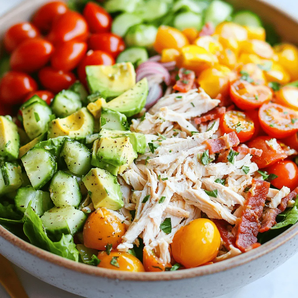 Easy Healthy BLT Chicken Salad Recipe