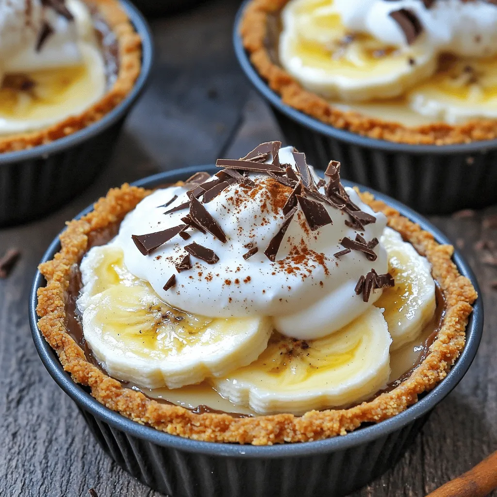 No Bake Banana Cream Pies Simple and Tasty Treats