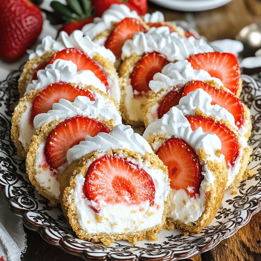 Easy Strawberry Cheesecake Rolls Recipe Yum Dessert