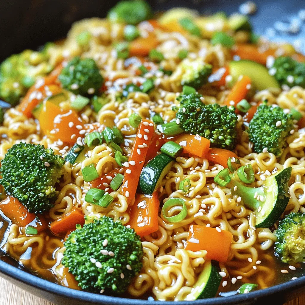 Ramen Noodle Stir Fry Tasty and Easy Dinner Recipe