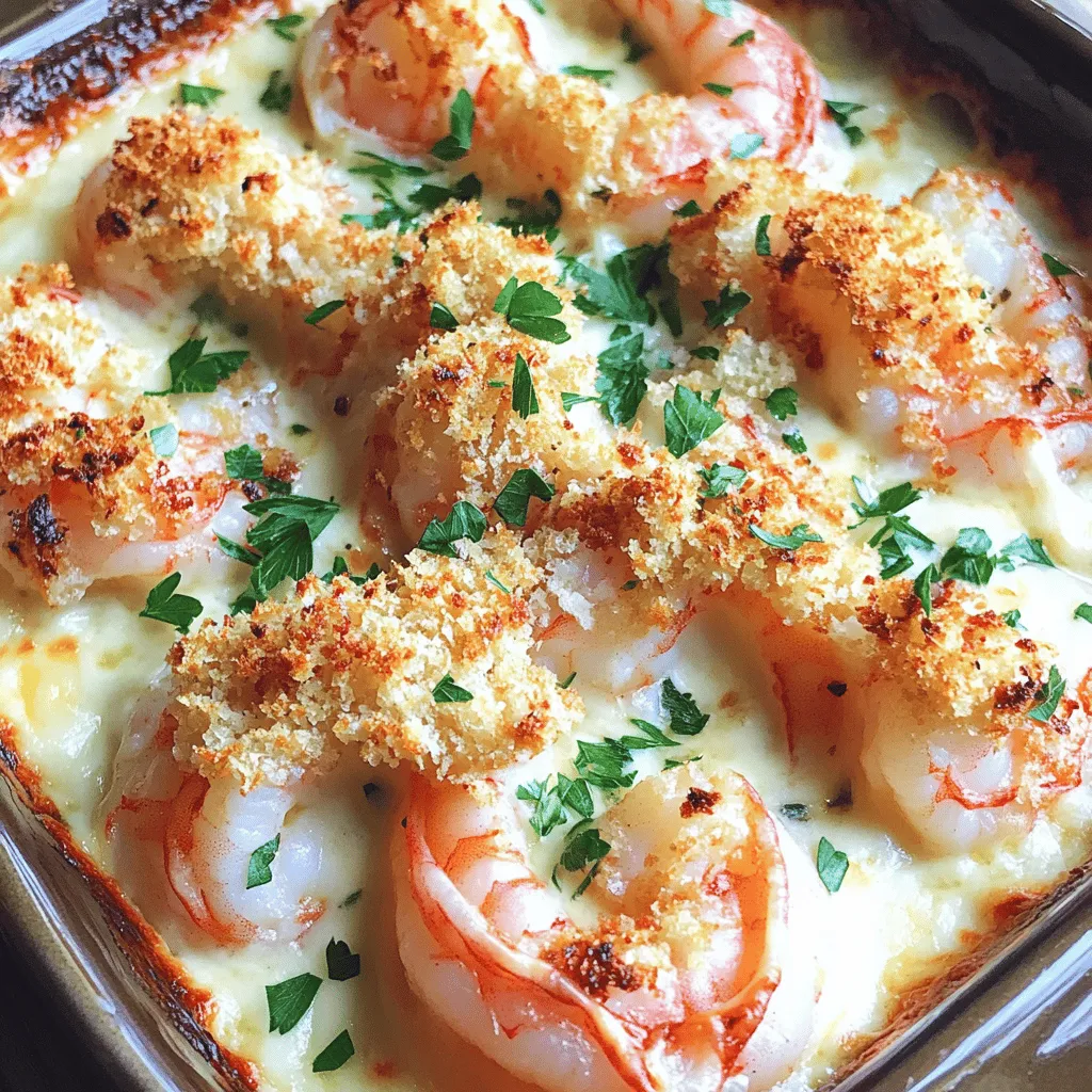 Delicious Garlic Shrimp Gratin Recipe Made Simple