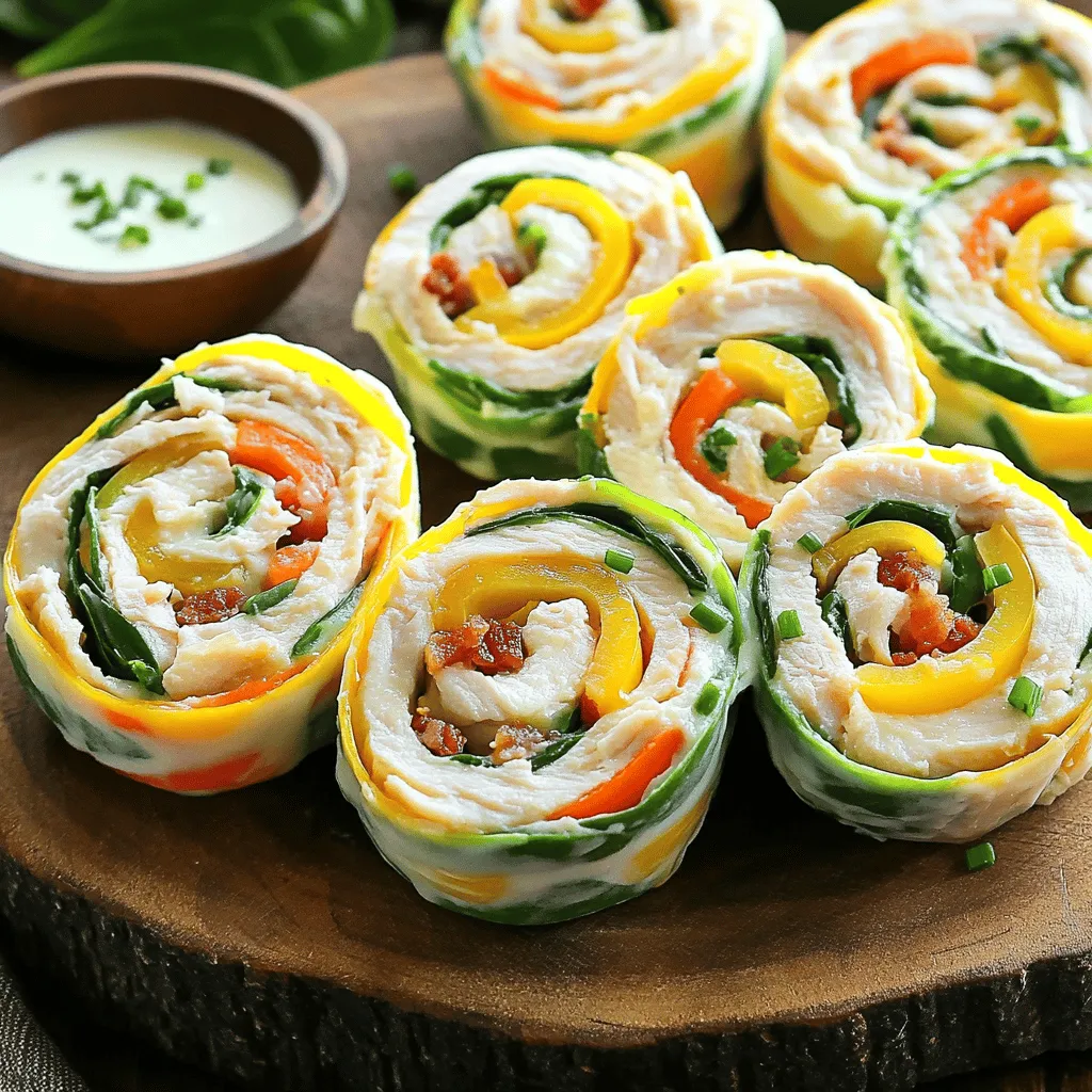 Savory Chicken Bacon Ranch Roll-Ups Easy Recipe