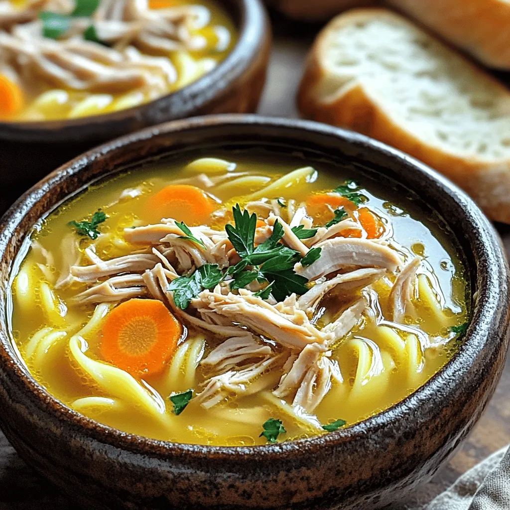Turkey Noodle Soup Delight: A Comforting Recipe