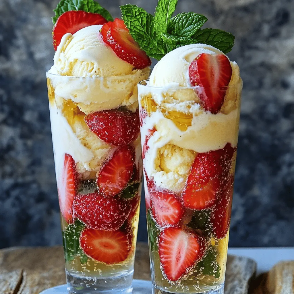 Easy Strawberry Patch Float Delightful Summer Treat