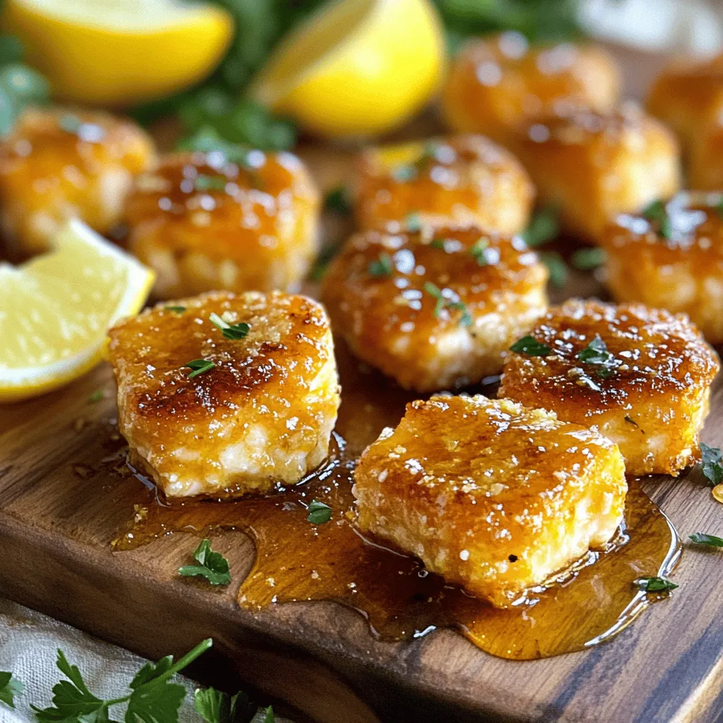 Crispy Honey Garlic Salmon Bites Recipe