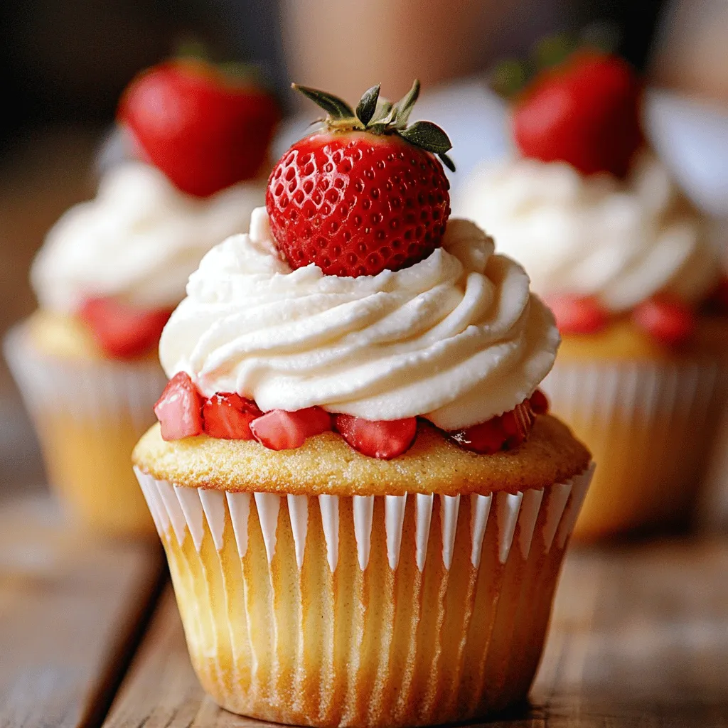 Strawberry Cupcakes Fresh and Flavorful Delight