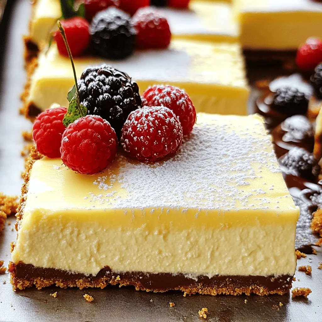 Philadelphia Cheesecake Bars Delightful and Easy Recipe