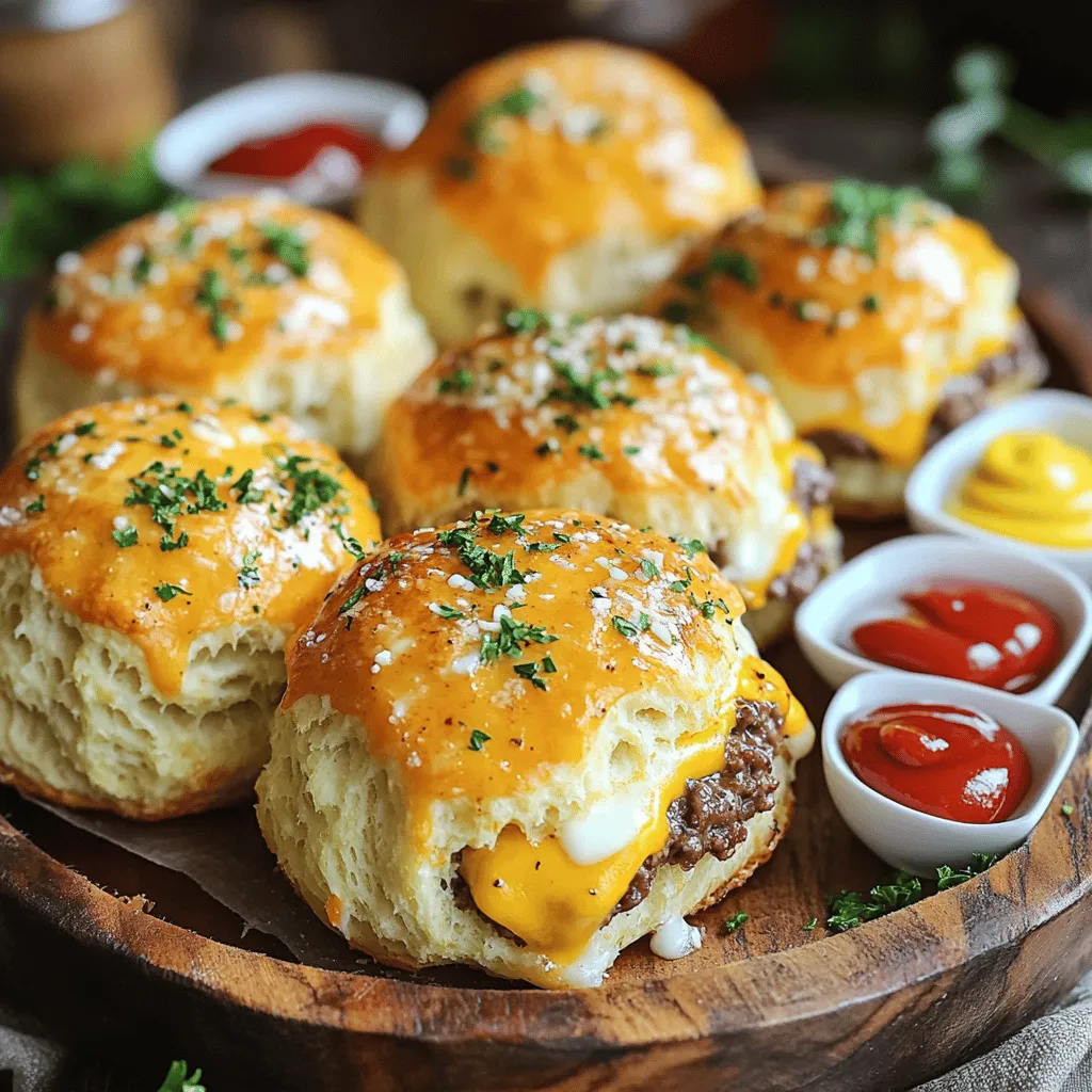 Garlic Parmesan Cheeseburger Bombs Flavorful Snack Idea