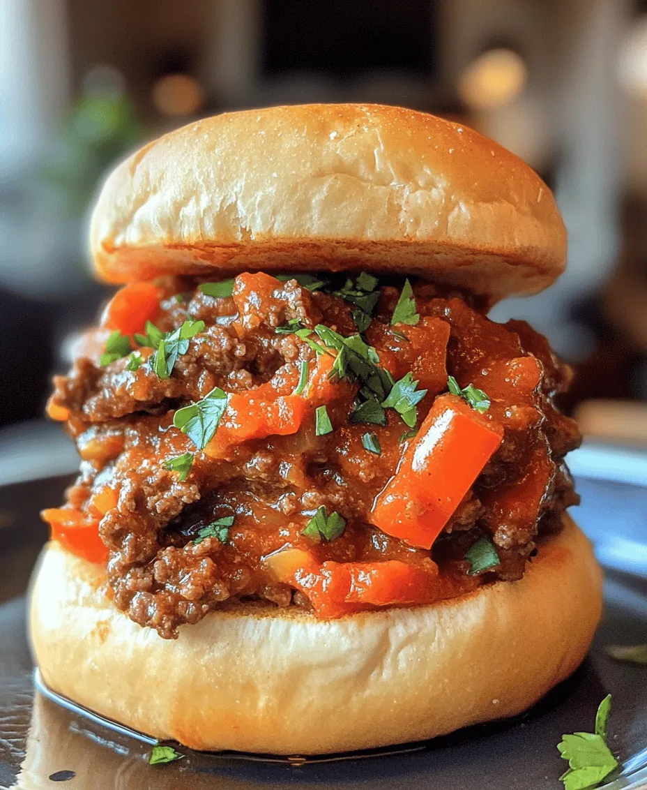 Sloppy Joes are an iconic American dish that perfectly embodies the essence of comfort food. These hearty sandwiches, filled with a savory mixture of ground meat, aromatic vegetables, and robust sauces, have been satisfying cravings for generations. Their messy, yet delightful presentation has made them a staple at backyard barbecues, family dinners, and casual gatherings alike. With their rich, tangy flavor and the satisfying crunch of a toasted bun, Sloppy Joes are not just a meal; they are an experience that brings people together.