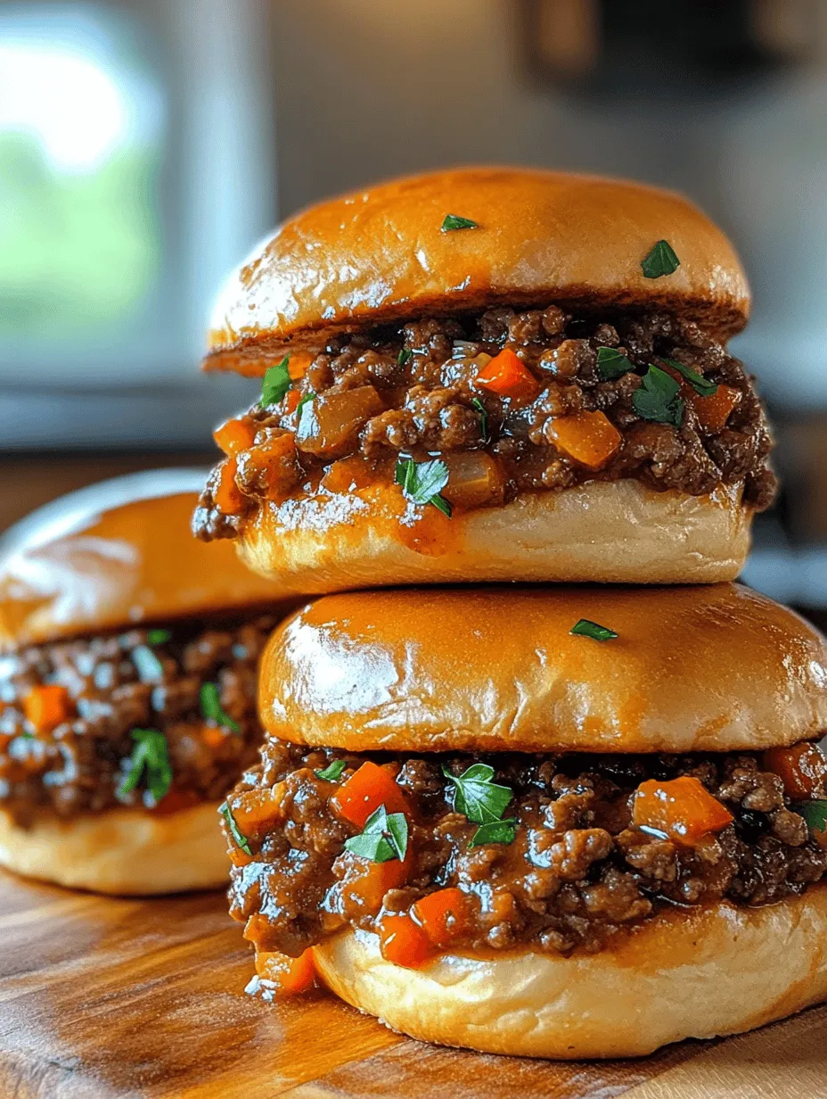 The BEST Sloppy Joe Recipe: A Delicious Comfort Food Classic