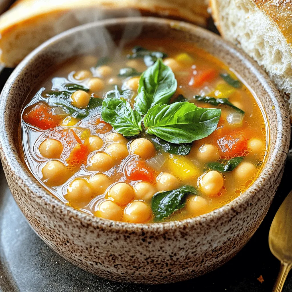 Savory Mediterranean Bean Soup Delight Flavor Boost