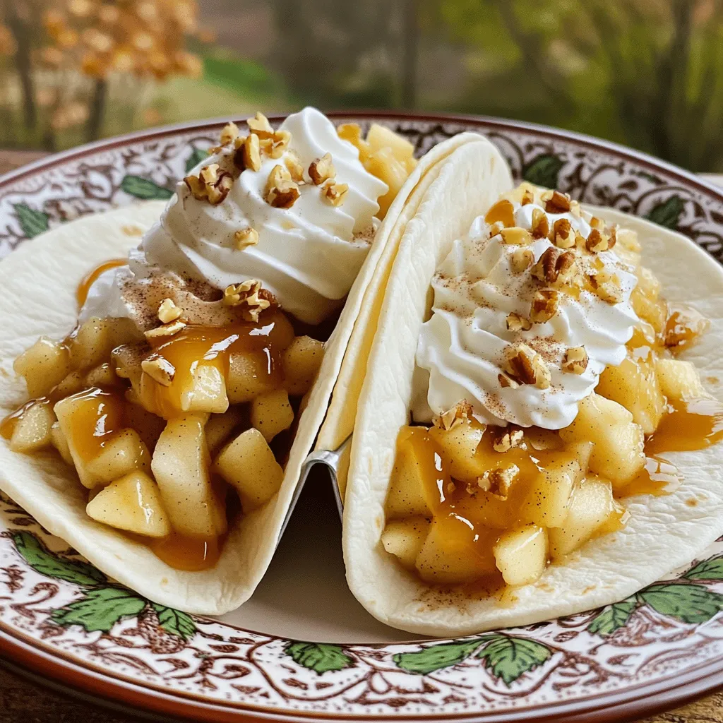 Irresistible Apple Cheesecake Tacos Quick and Easy Treat