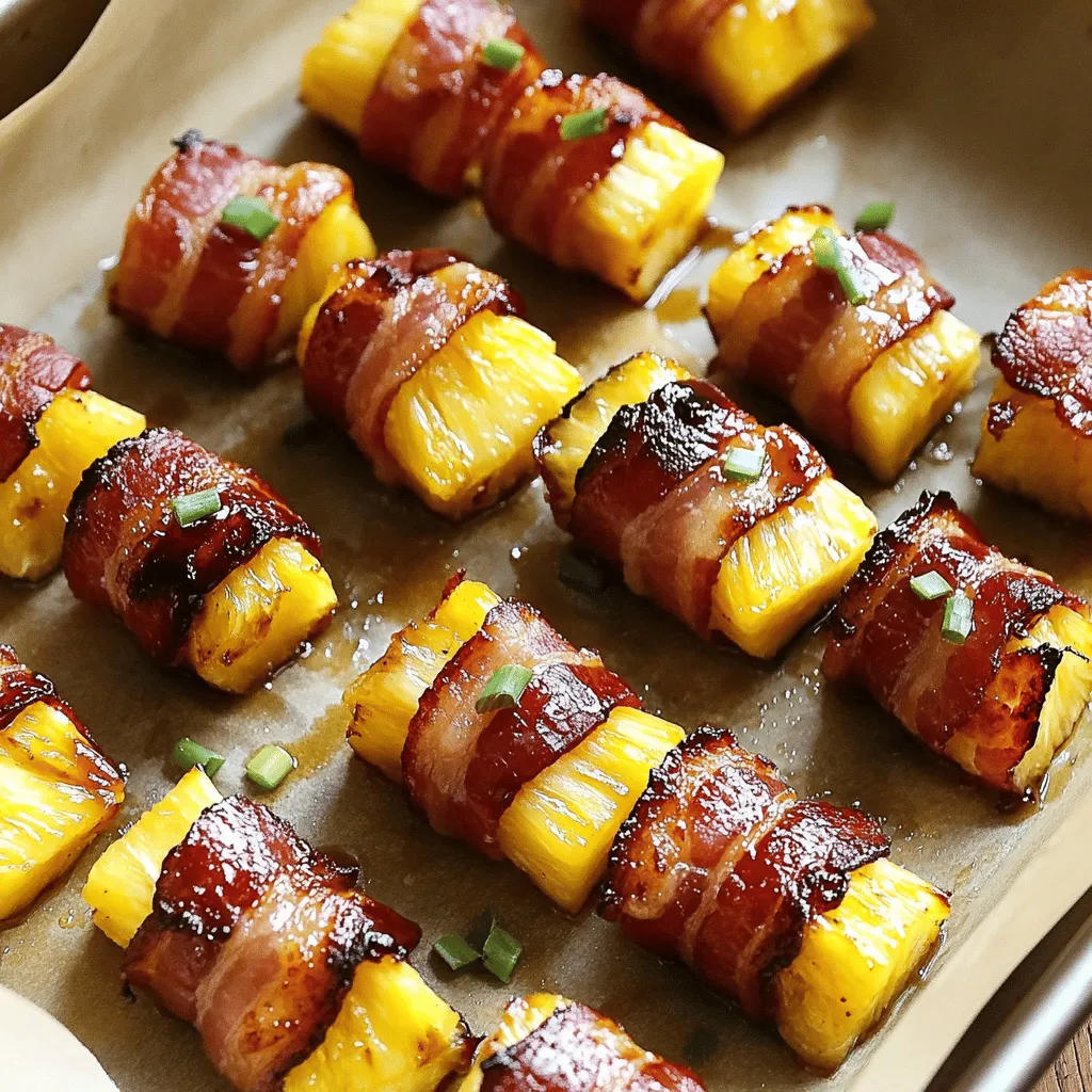 Savory Sweet Bacon-Wrapped Pineapple Recipe: A Perfect Blend of Flavor and Fun