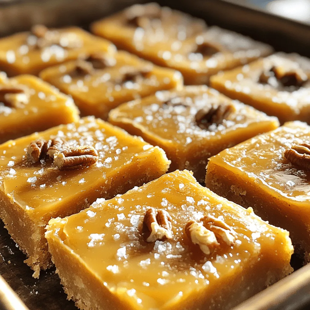 Salted Caramel Butter Bars Recipe
