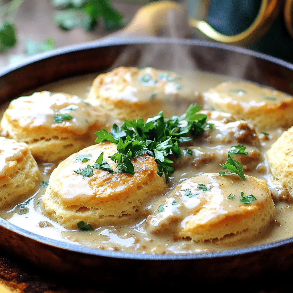 Butter Swim Biscuits and Gravy Bake: A Comfort Food Delight