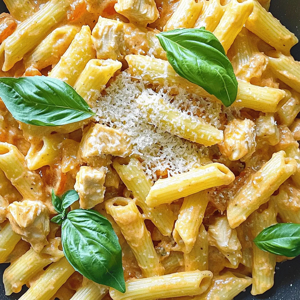 Creamy Chicken Tomato Pasta with Pesto: A Culinary Delight