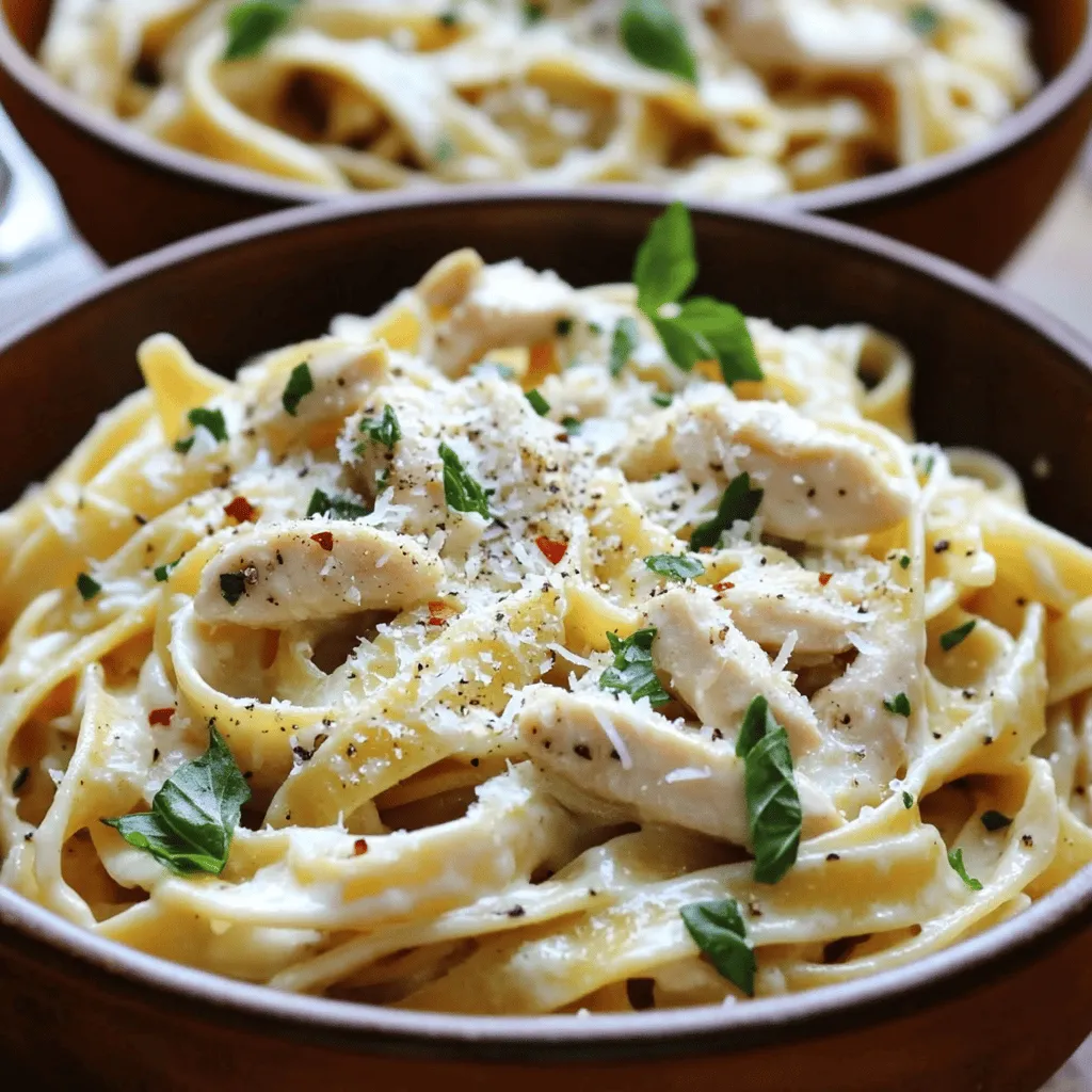 To create a delicious creamy chicken pasta, you need some key ingredients. First, you