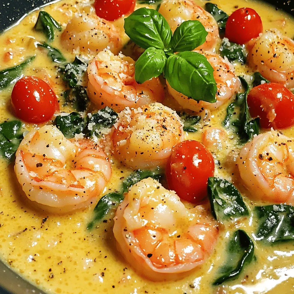 Easy Creamy Tuscan Shrimp Quick and Tasty Recipe