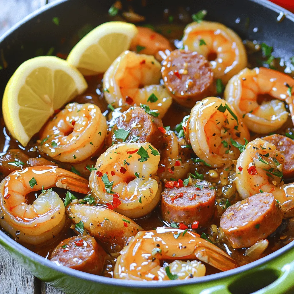 Honey Garlic Shrimp &#038; Sausage Flavorful Meal Delight
