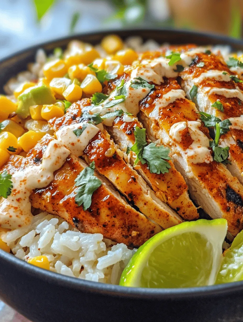 Street Corn Chicken Rice Bowl: A Flavorful Culinary Adventure