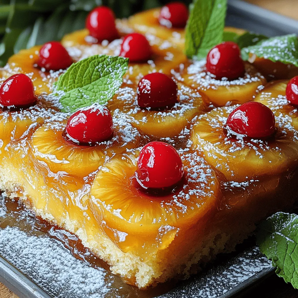 Pineapple Upside Down Cake with Step-by-Step Photos