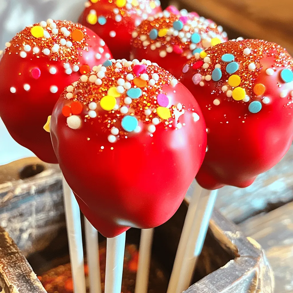 Red Velvet Cake Pops Tasty Treat for Any Occasion