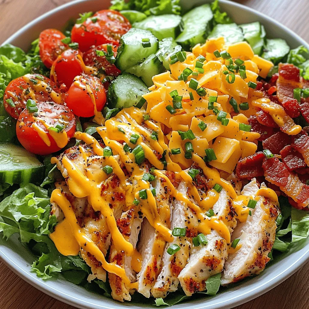 Chicken Bacon Ranch Salad: A Hearty and Delicious Delight