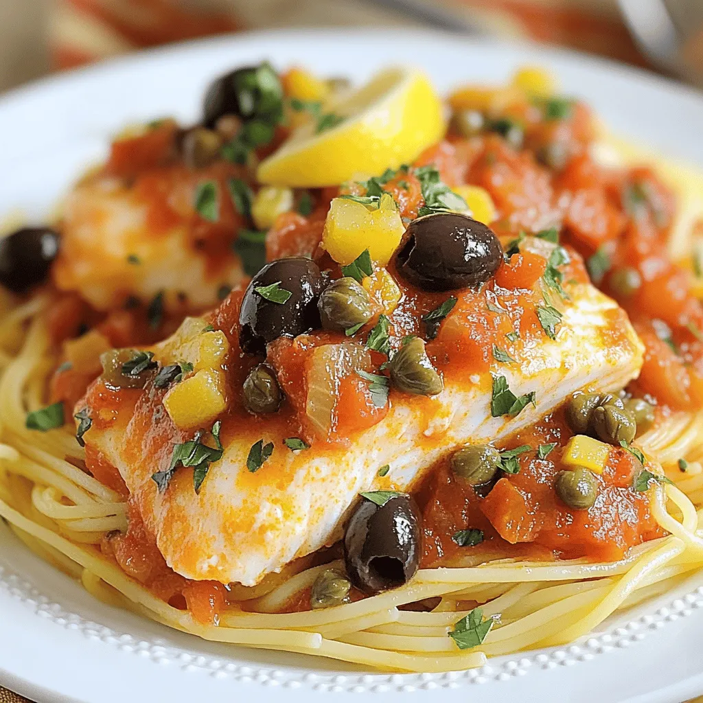 Fish Puttanesca Delight: A Flavorful Twist on an Italian Classic