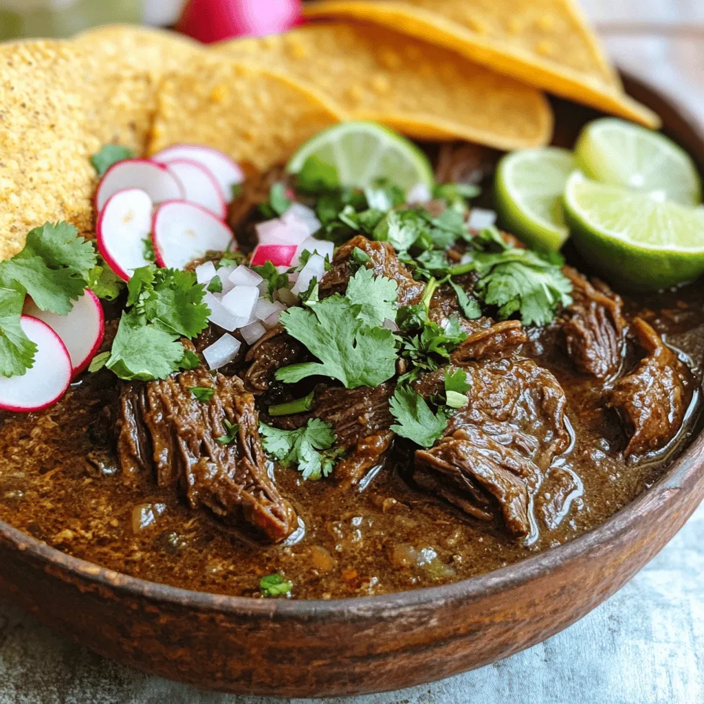 To make authentic birria, you need some key ingredients. The main ingredient is the meat. Traditionally, birria uses goat meat, but beef is also popular. You can use beef chuck roast for great flavor. This cut cooks well and becomes tender with slow cooking.