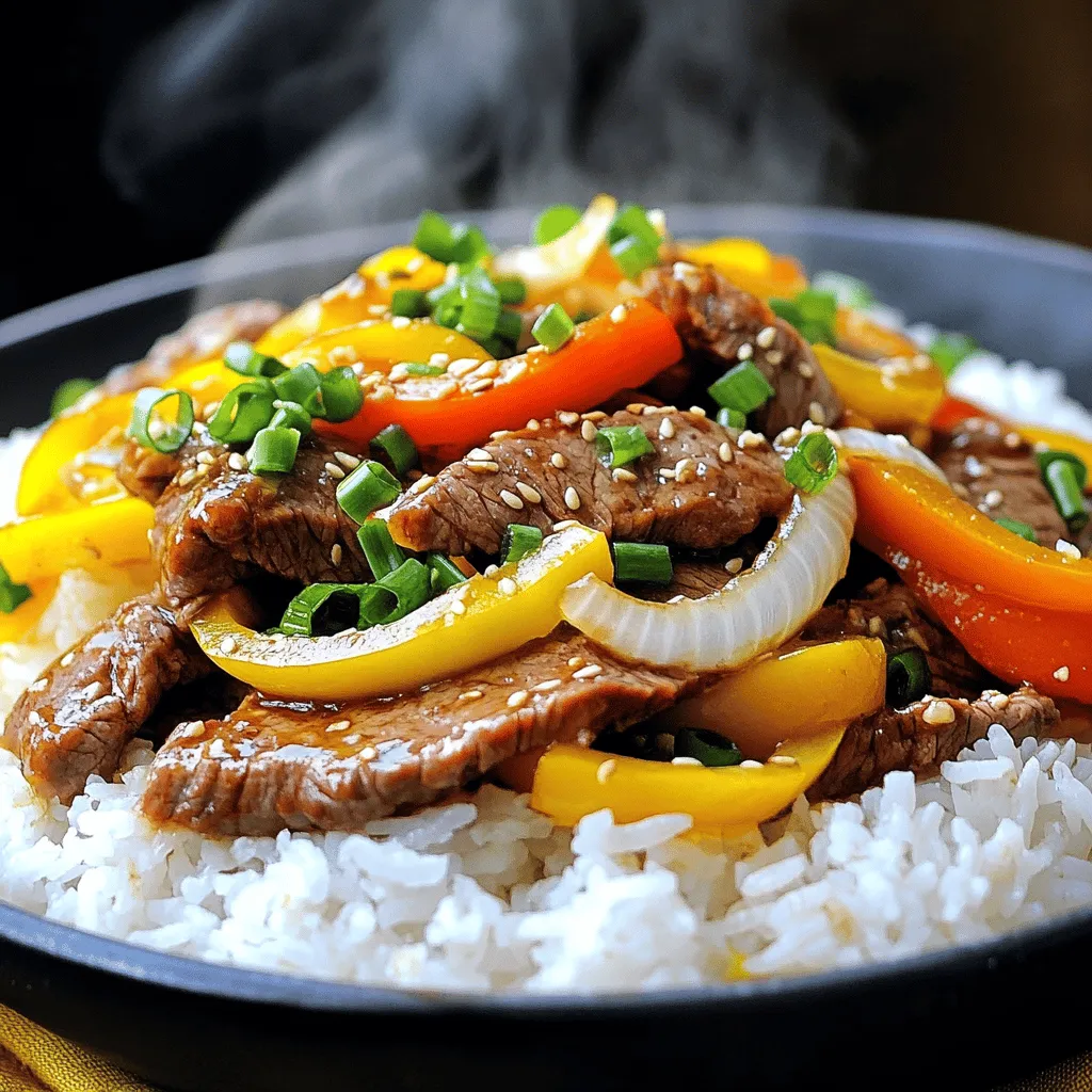 Chinese Beef and Onion Stir-Fry Tasty Dinner Dish