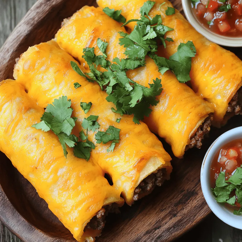 For cheesy beef roll-ups, you need simple and tasty ingredients. The main star is 1 pound of ground beef. This gives your roll-ups a hearty base. You will also need 1 cup of shredded cheddar cheese for that gooey goodness. Next, include 1/2 cup of softened cream cheese. This adds a creamy texture.