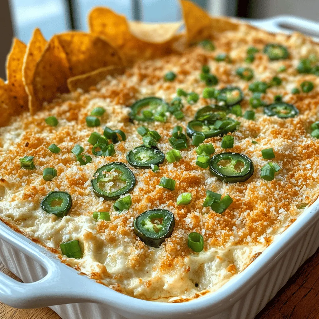 Spicy Creamy Jalapeño Popper Dip: A Crowd-Pleasing Delight