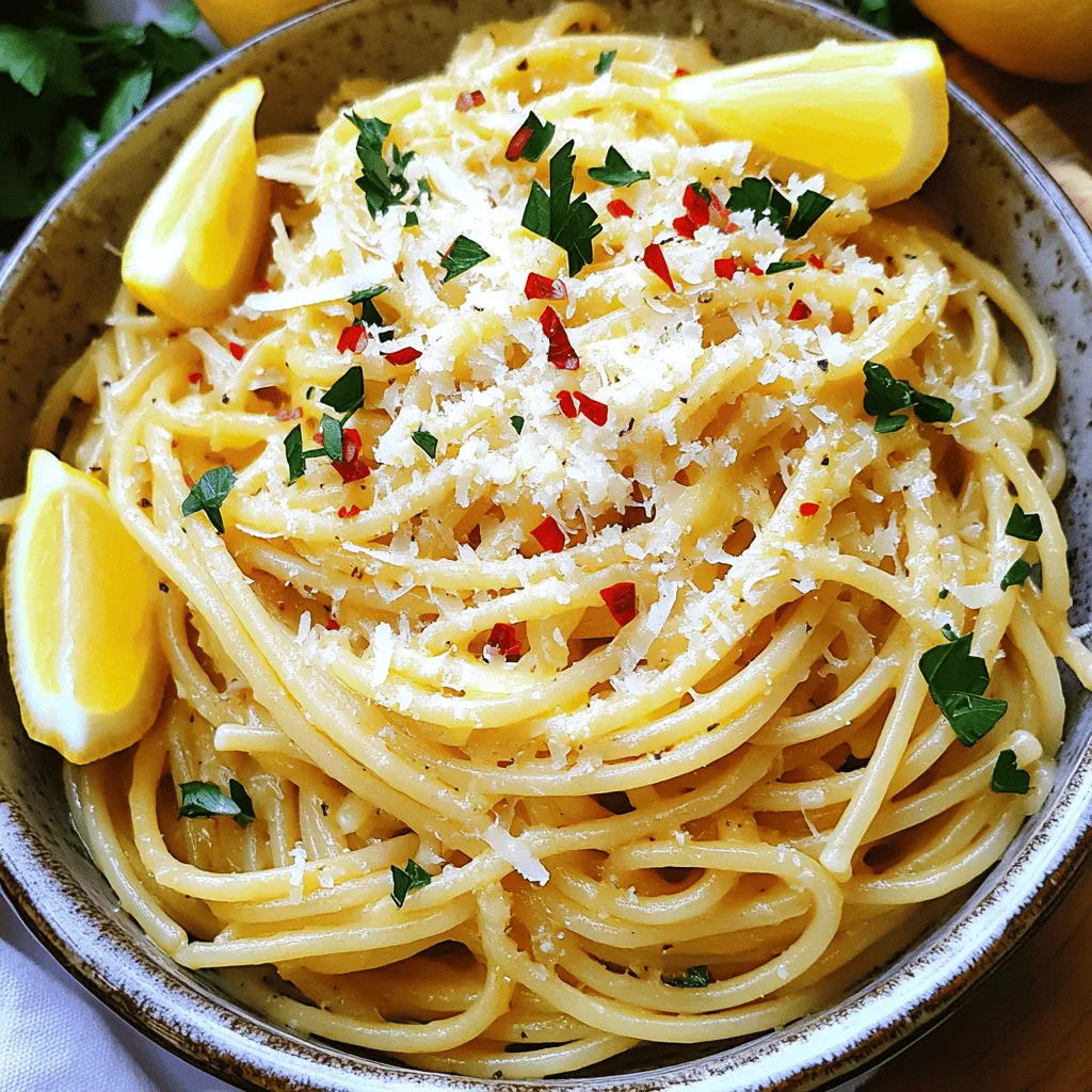 To make garlic butter pasta, you need a few key ingredients. First, choose the right pasta. I like using spaghetti or fettuccine. Both types hold the sauce well. You can use 8 oz (225g) for about 2 to 3 servings.