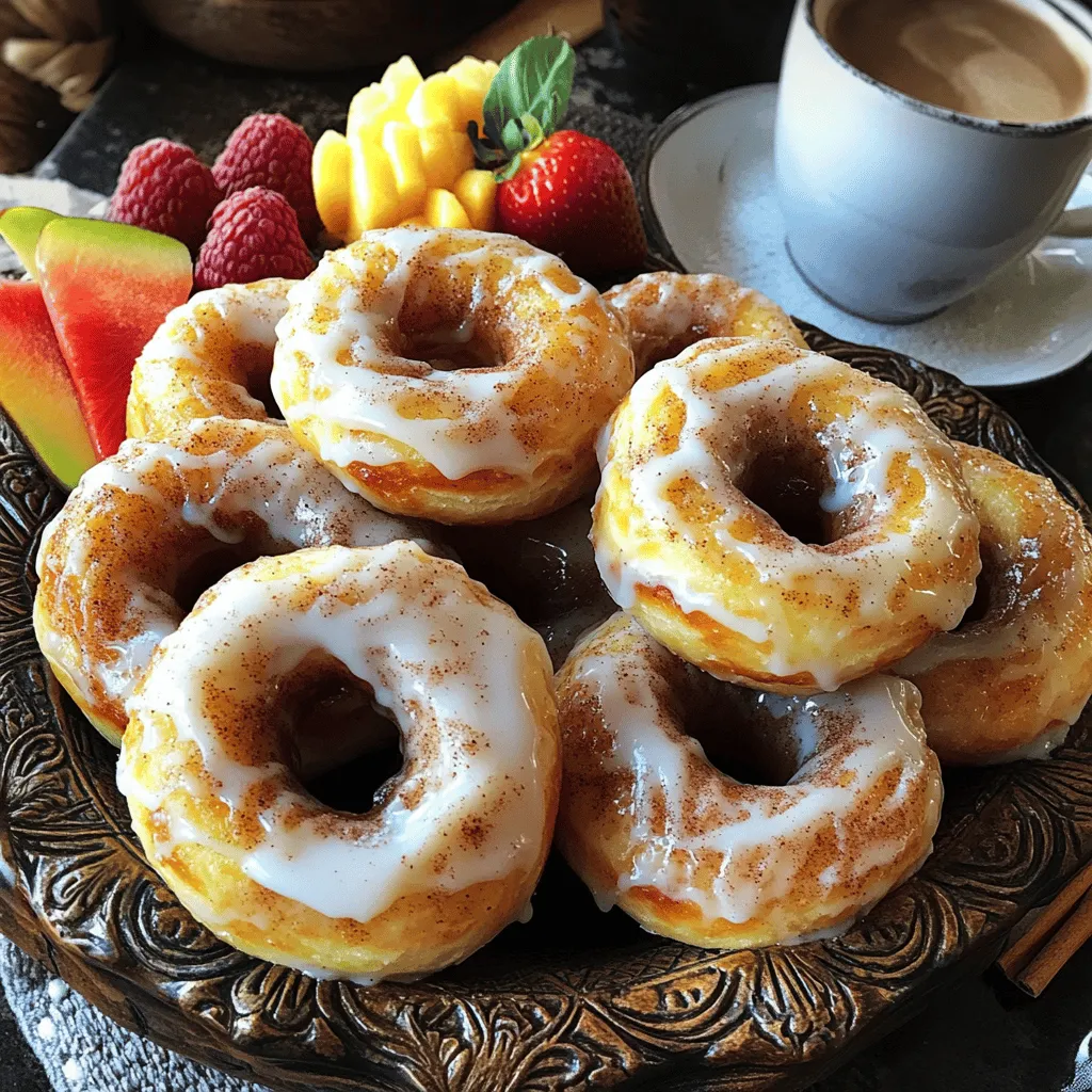 Buttery Cinnamon Roll Doughnuts Easy and Tasty Recipe