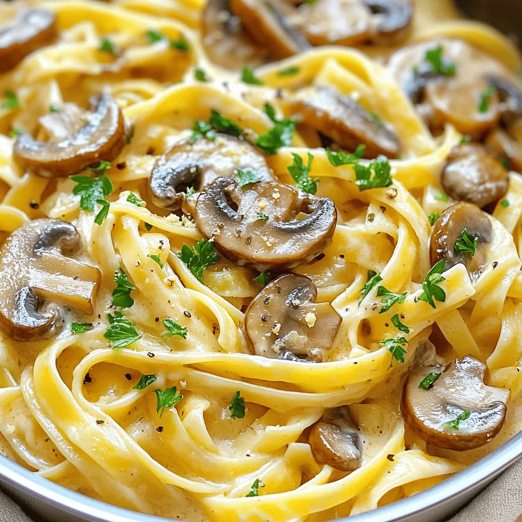One Pot Creamy Mushroom Pasta Delight: A Comfort Food Masterpiece
