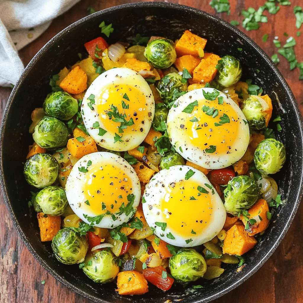 Brussels Sprouts Breakfast Hash Healthy and Filling Meal