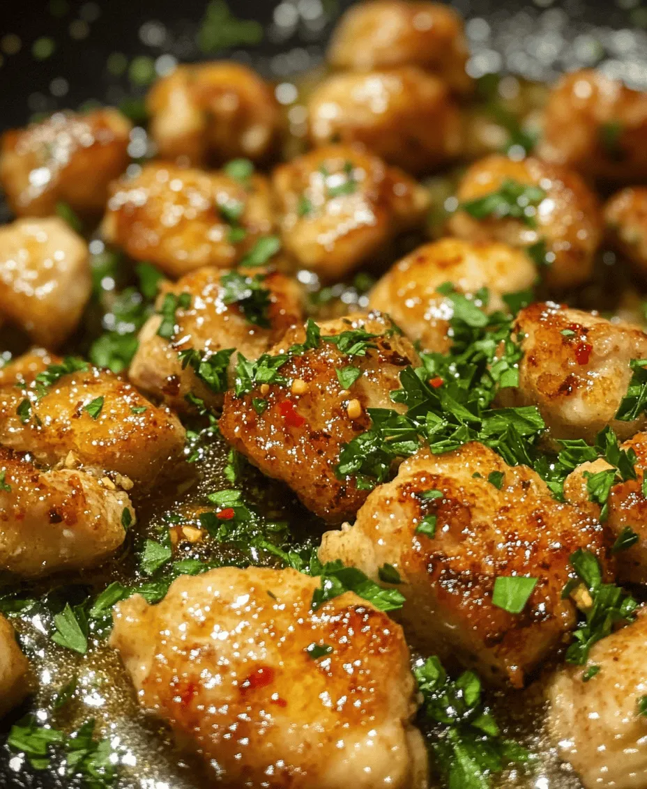 In today’s fast-paced world, quick and delicious meals are essential for busy individuals and families. When time is of the essence, yet you still want to enjoy a flavorful and satisfying dish, Garlic Butter Chicken Bites emerge as a perfect solution. This recipe not only offers a delightful combination of flavors but also showcases the versatility you crave during hectic weeknights.