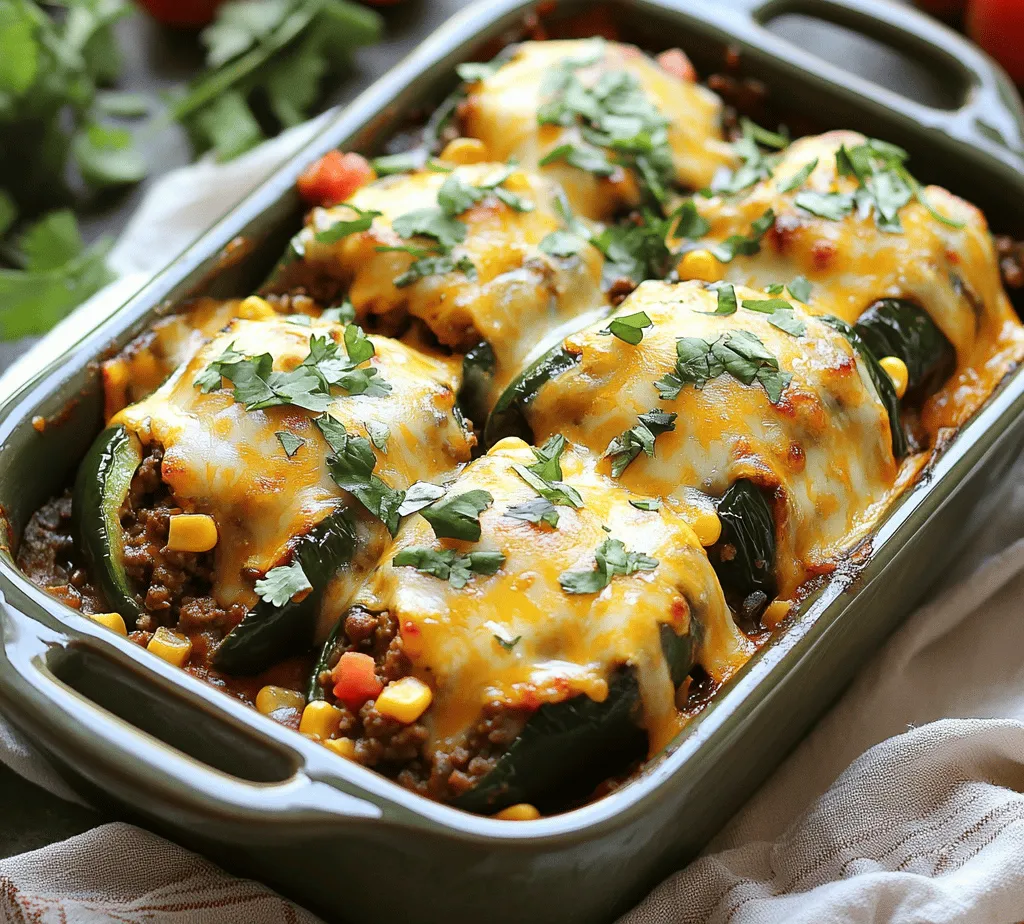 To create a truly memorable baked beef chiles rellenos casserole, it
