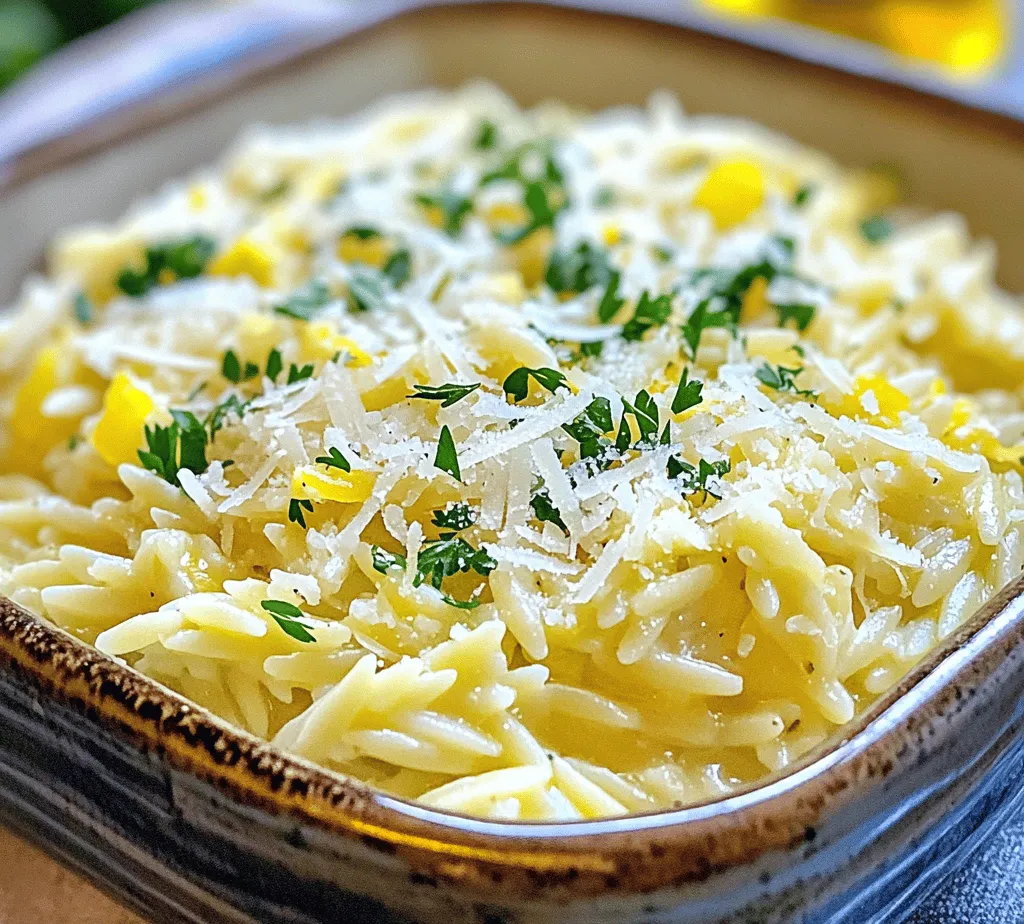 Orzo, a charming little pasta that resembles rice in shape, is a versatile ingredient that has captivated the hearts (and stomachs) of home cooks and chefs alike. This tiny pasta can be seamlessly incorporated into a wide array of dishes, making it a staple in many kitchens. In this article, we will explore the delightful combination of garlic and Parmesan that elevates orzo to a new level of flavor and satisfaction. This Garlic Parmesan Orzo recipe not only showcases the harmonious blend of these ingredients but also emphasizes the importance of quick and easy recipes in contemporary cooking, catering to the fast-paced lifestyles many of us lead today.