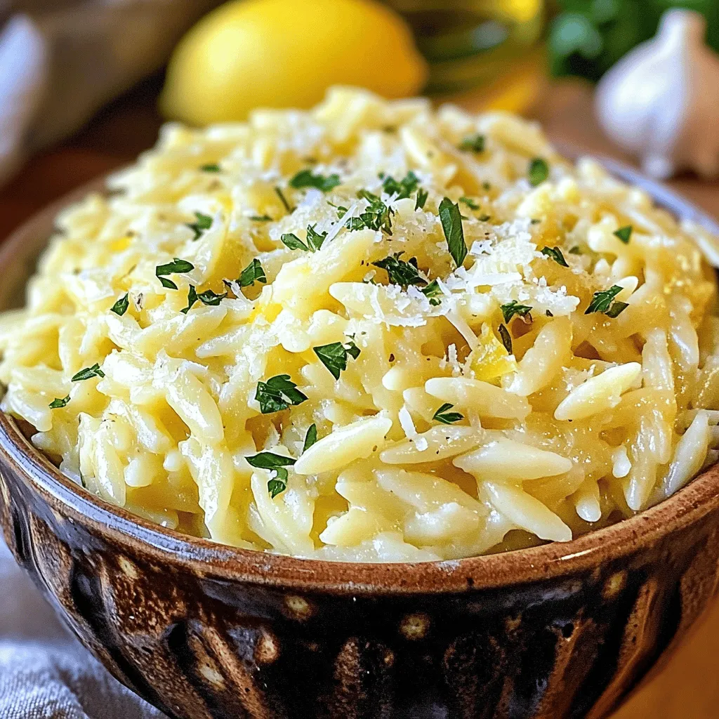 Garlic Parmesan Orzo: A Delightful Pasta Dish
