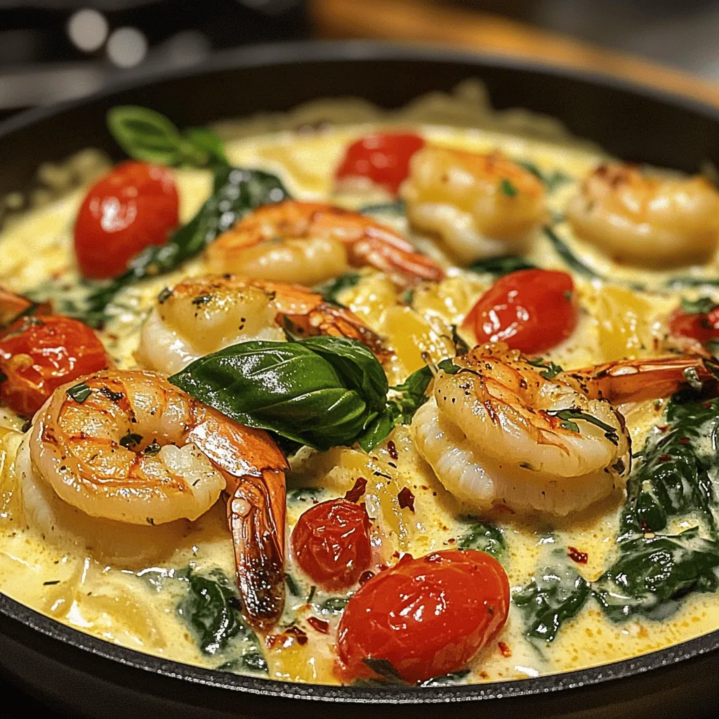 Creamy Tuscan Prawns: A Luxurious Italian Delight