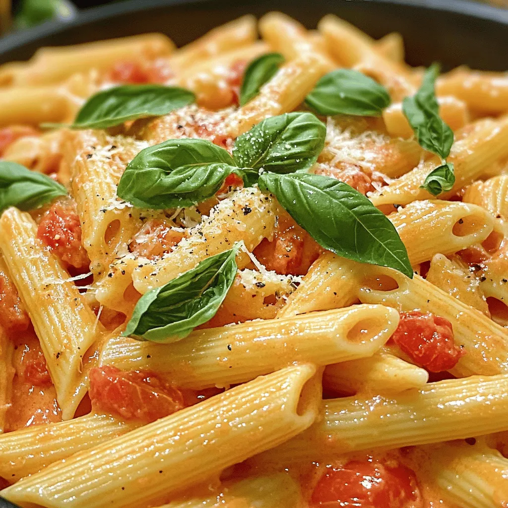 One Pan Creamy Tomato Pasta Quick and Simple Recipe