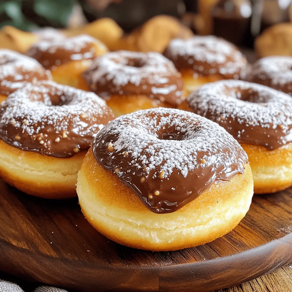 Nutella Stuffed Donuts: A Delightful Treat for Every Baker