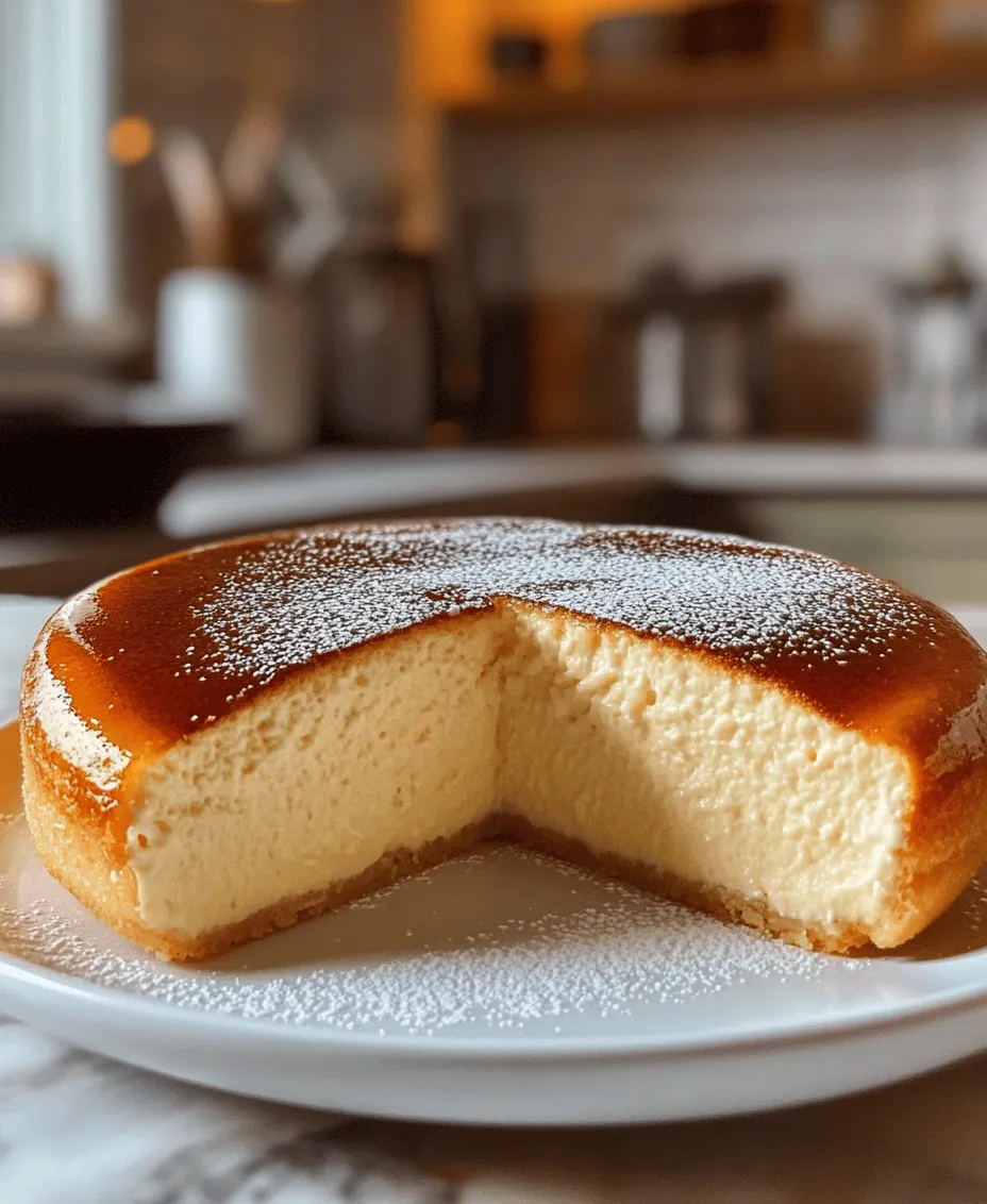 Japanese cheesecake, often referred to as 
