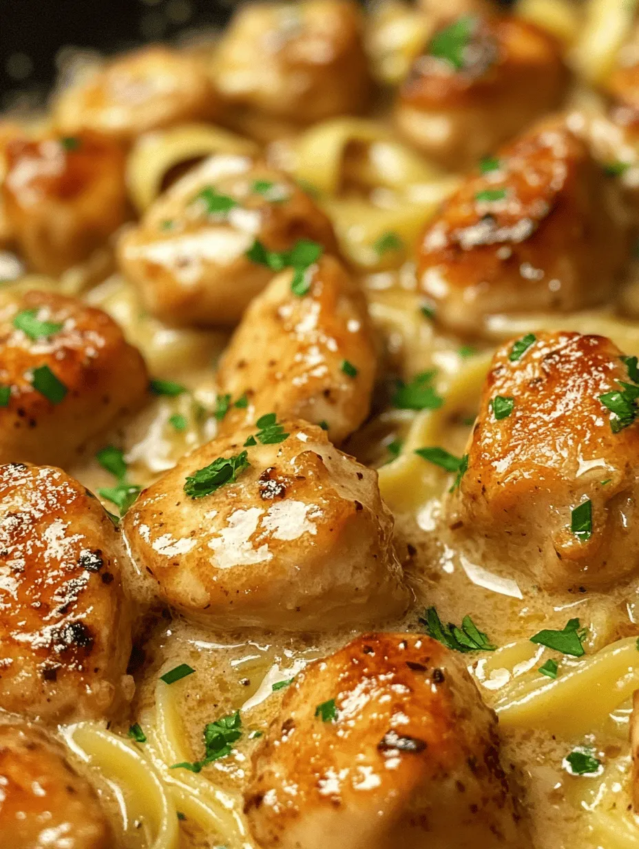 Garlic Butter Chicken Bites with Creamy Parmesan Pasta: A Cozy Culinary Delight