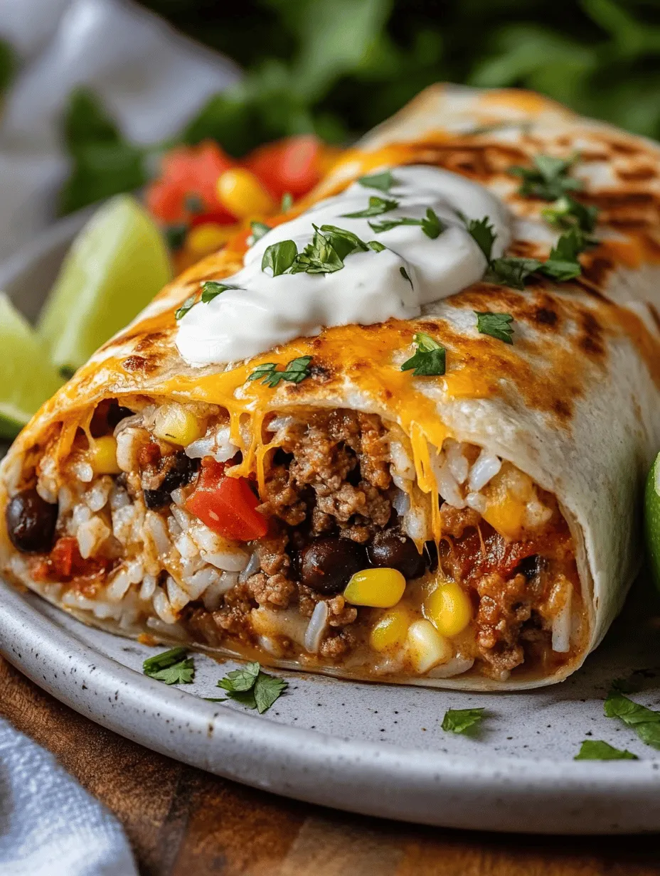 Ultimate Loaded Beef Burrito Experience