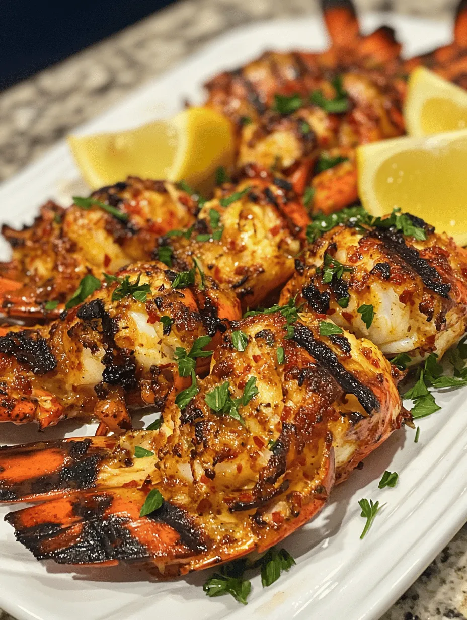 Buttery Bliss: Butterflied Grilled Lobster Tail
