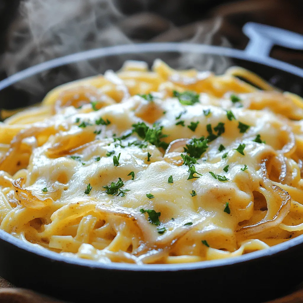 One Pot French Onion Pasta Bold and Flavorful Dish